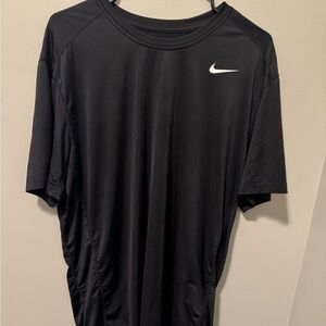 Nike Black Short Sleeve Tees Classic Crew Neck